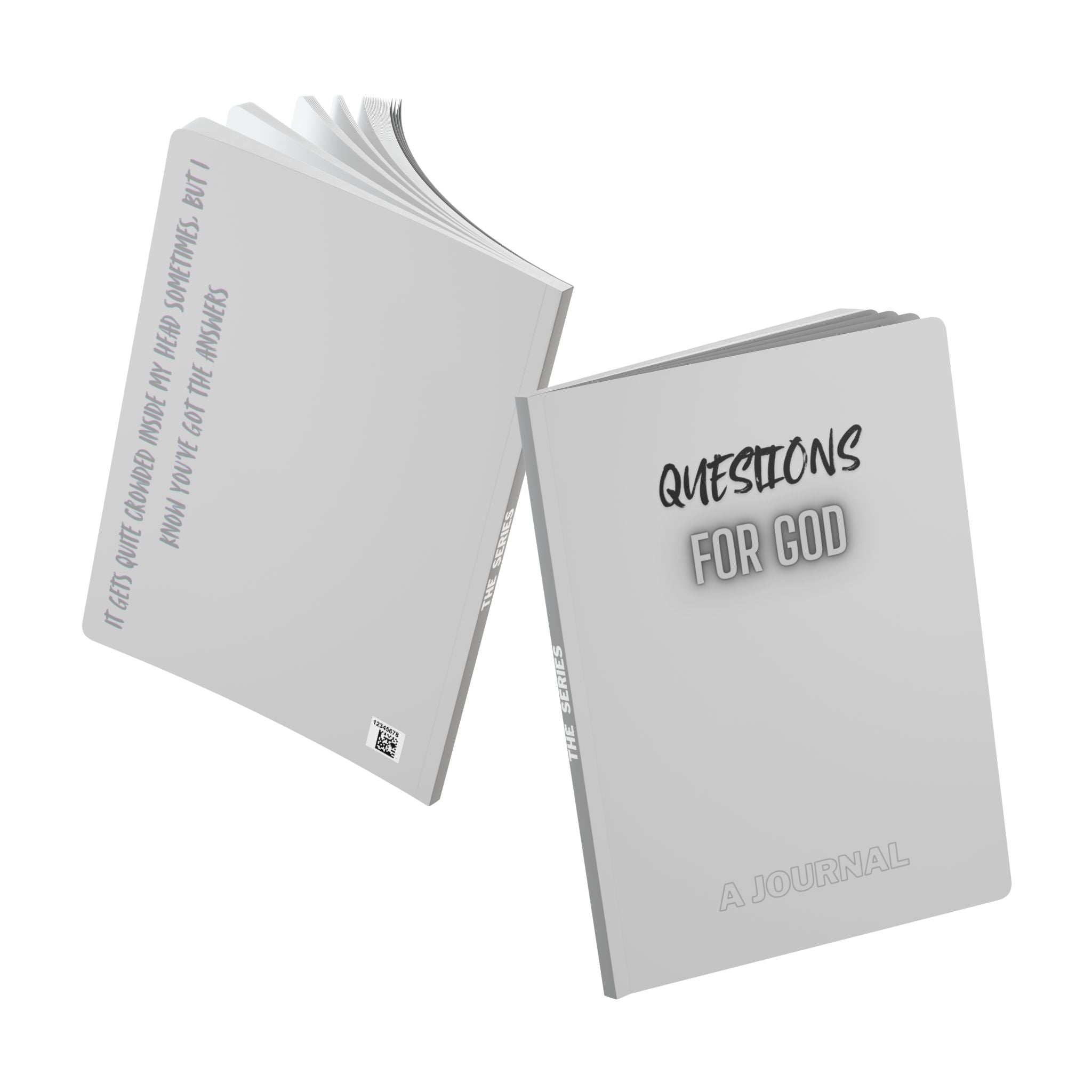 Questions for God Journal — Guided Faith Reflection Notebook