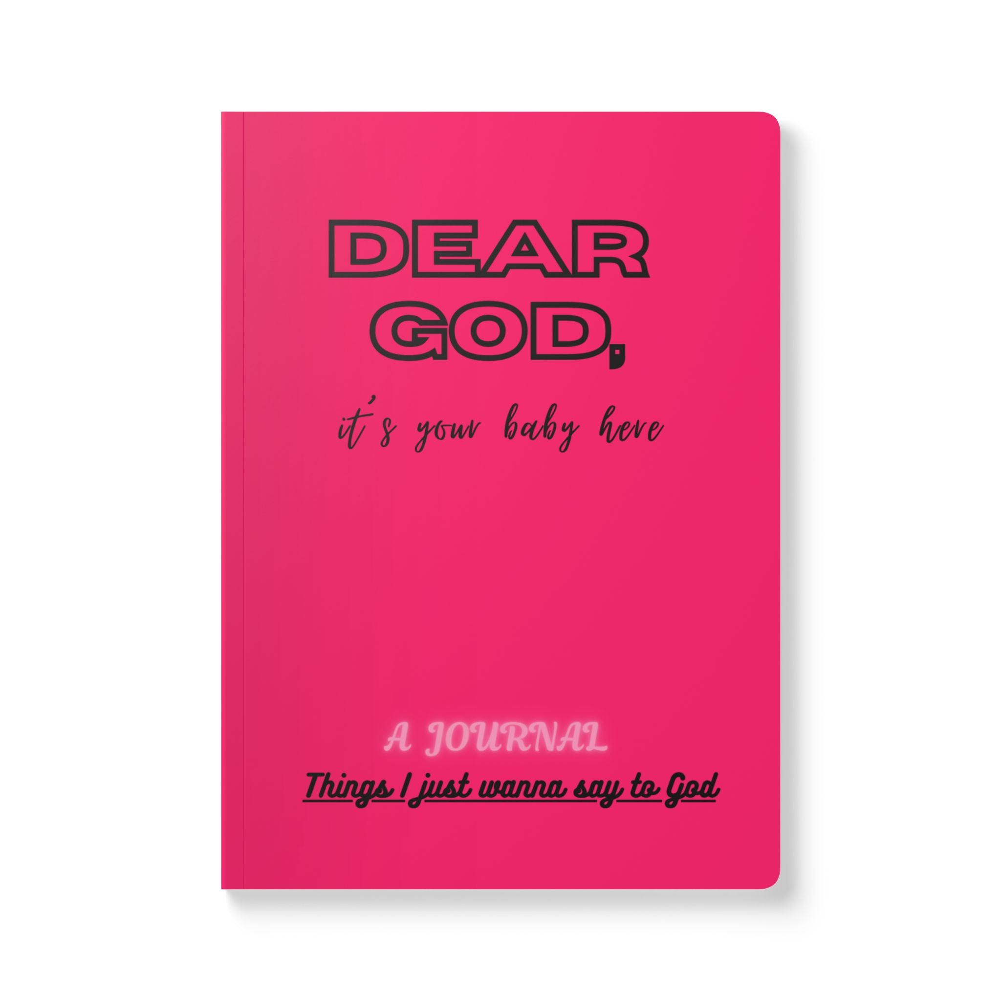 Dear God, It's Your Baby Here — Baby Girl Prayer Journal (Softcover)