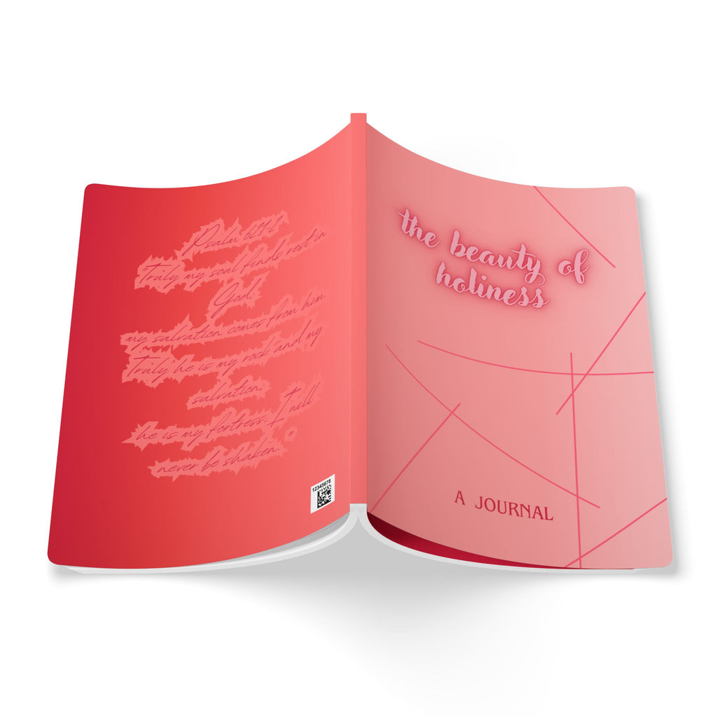 The Beauty of Holiness Softcover Journal — Pink Inspirational Prayer Notebook