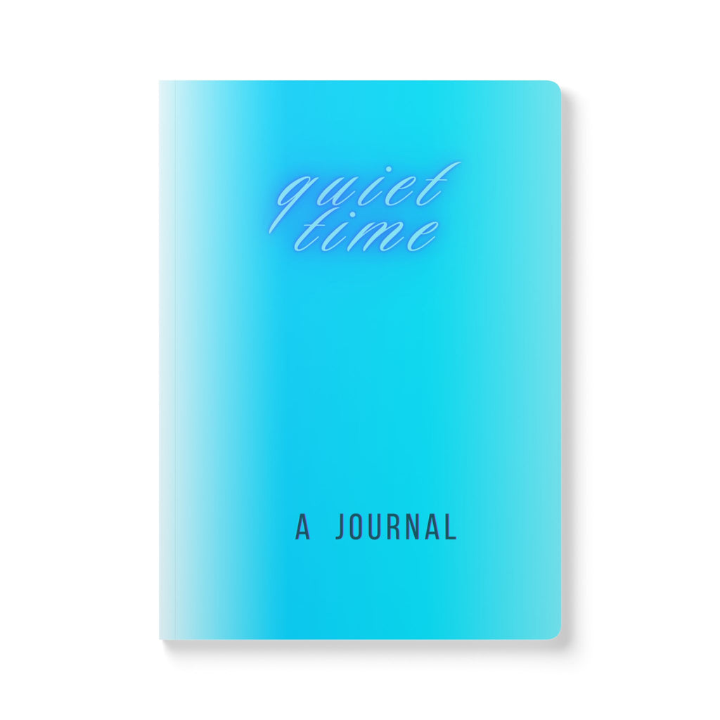 Journal — "Quiet Time" Softcover Inspirational Journal (Psalm 1:1-3 Inside)