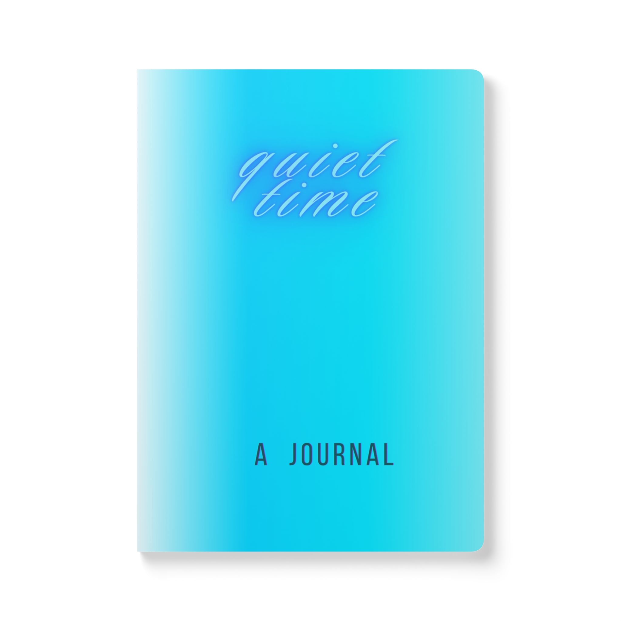 Journal — "Quiet Time" Softcover Inspirational Journal (Psalm 1:1-3 Inside)