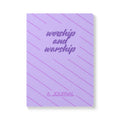 Worship and Warship Softcover Journal — Matthew 11:12 Scripture Prayer Notebook