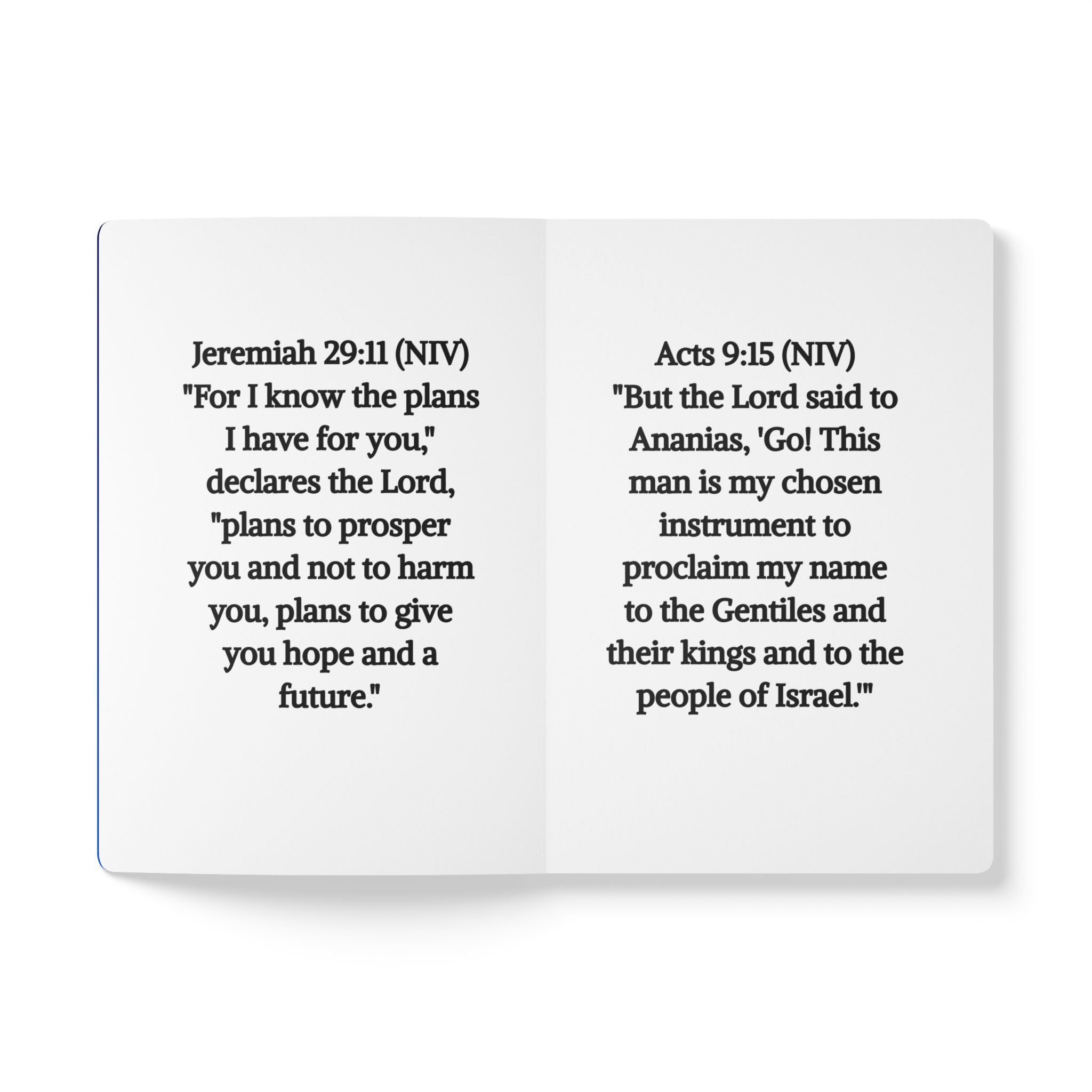 Prophecies Softcover Journal — A Journal: The Series (Blue Illustrated Cover)