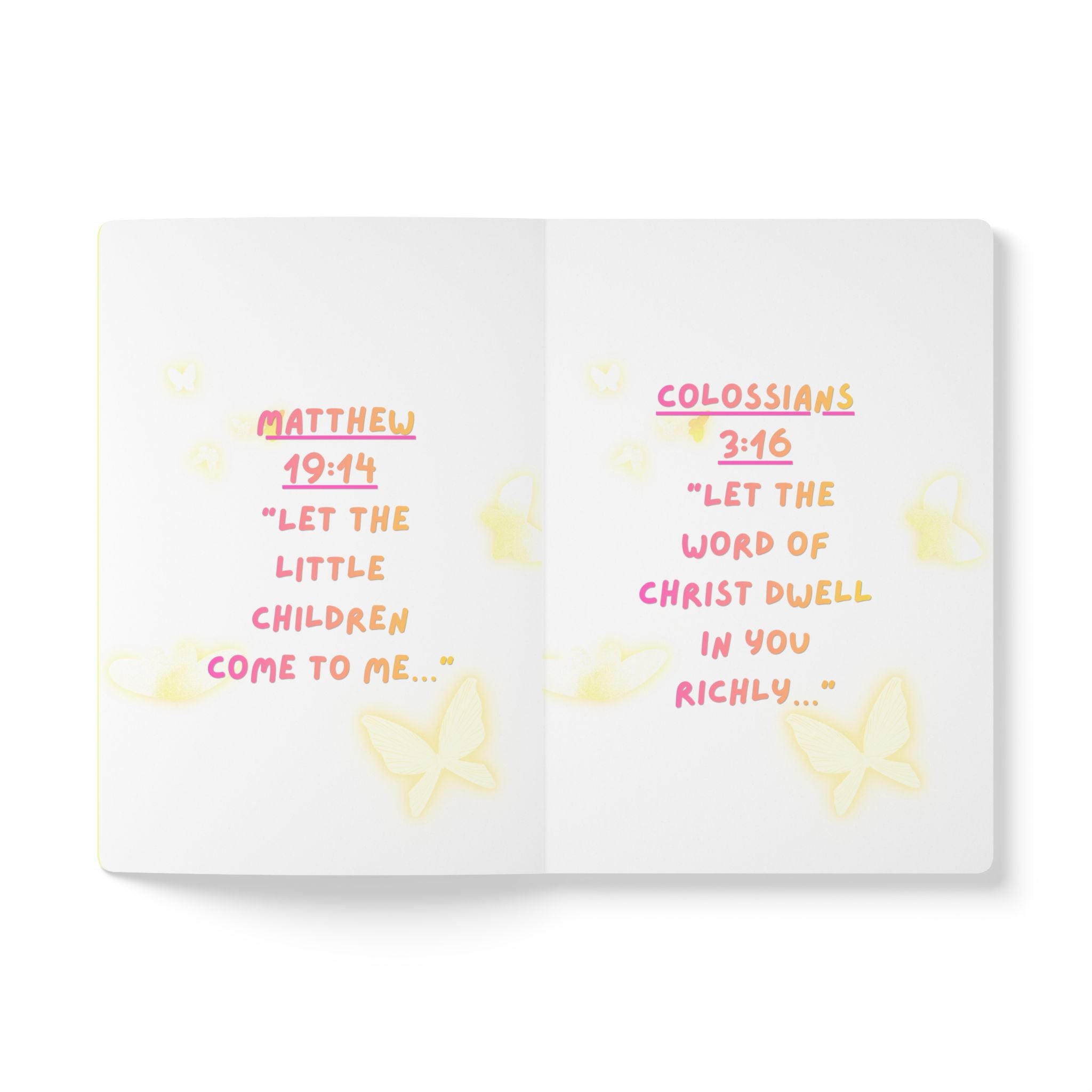 Hi Jesus, Guess What Happened! — Softcover Kids Journal (Butterfly Spiritual Keepsake)