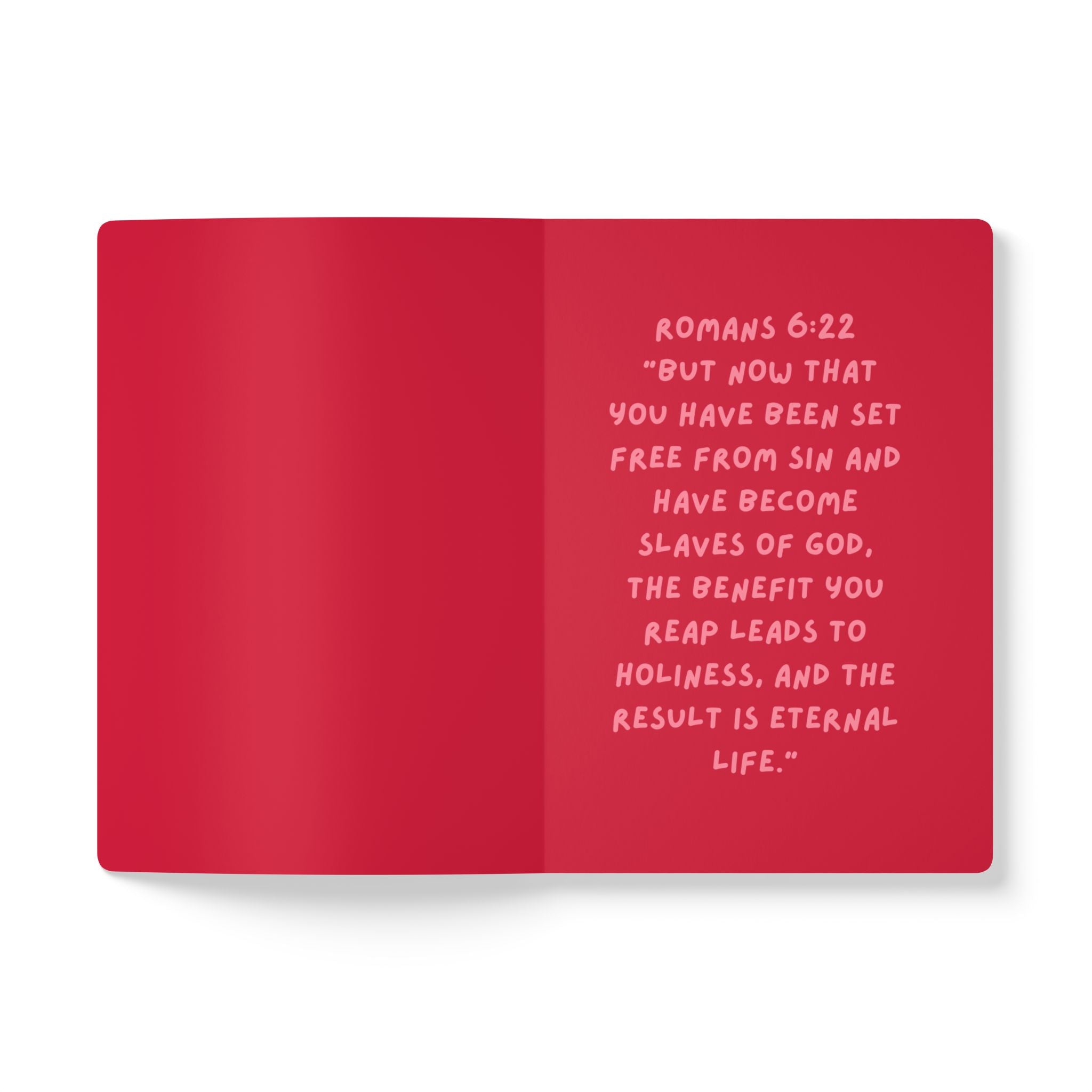 The Beauty of Holiness Softcover Journal — Pink Inspirational Prayer Notebook