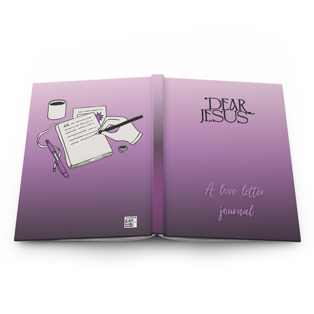 Dear Jesus Hardcover Journal — A Love Letter Prayer Notebook