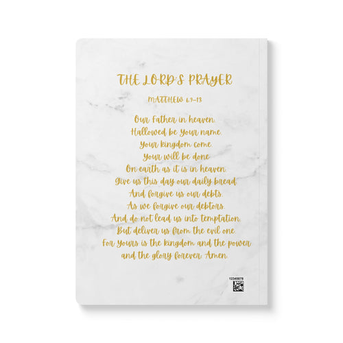 A Knowing of Hearts Softcover Journal — Marble Christian Prayer Journal (Includes The Lord's Prayer)