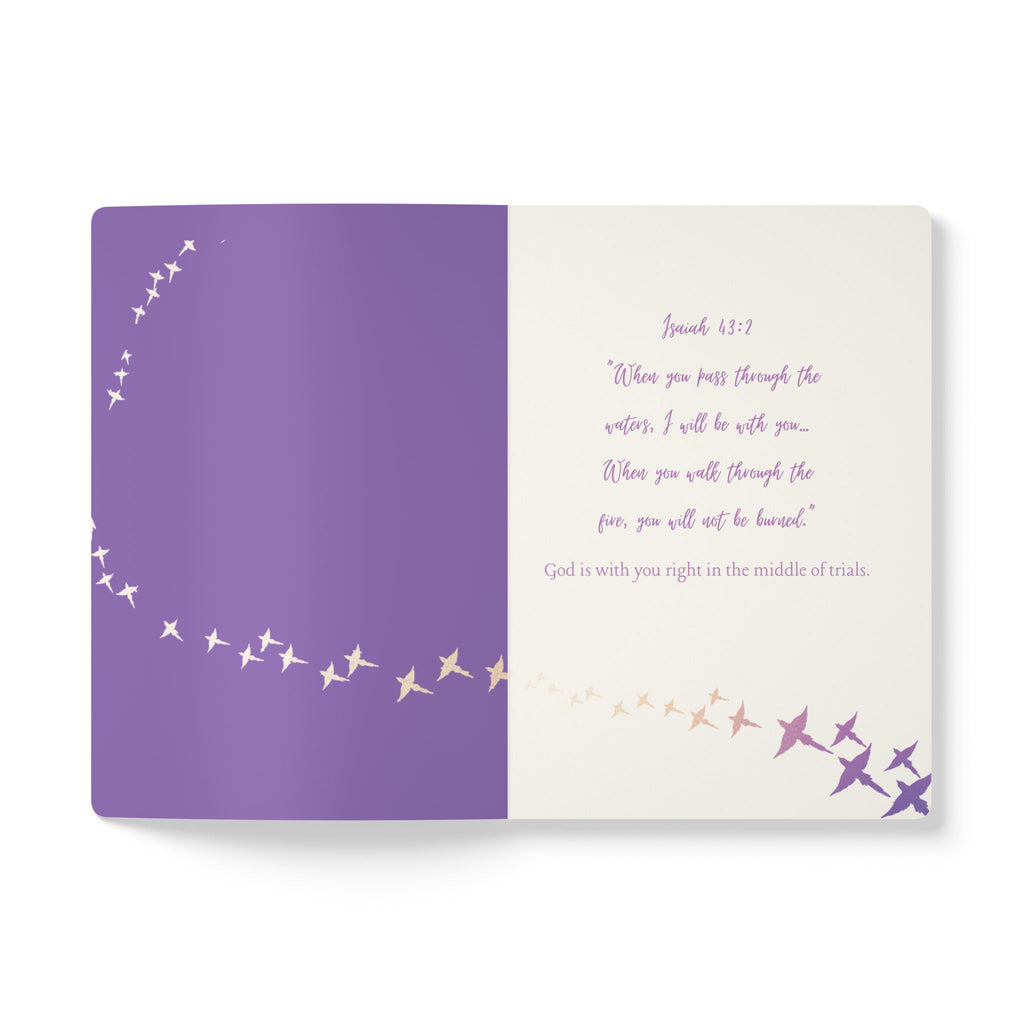 Softcover Journal — "In the Midst of It All" Christian Scripture Notebook (Zephaniah 3:17)