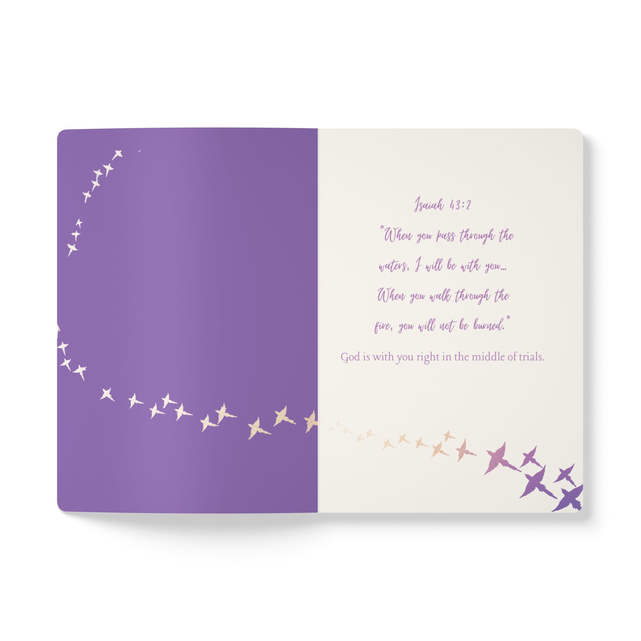 Softcover Journal — "In the Midst of It All" Christian Scripture Notebook (Zephaniah 3:17)