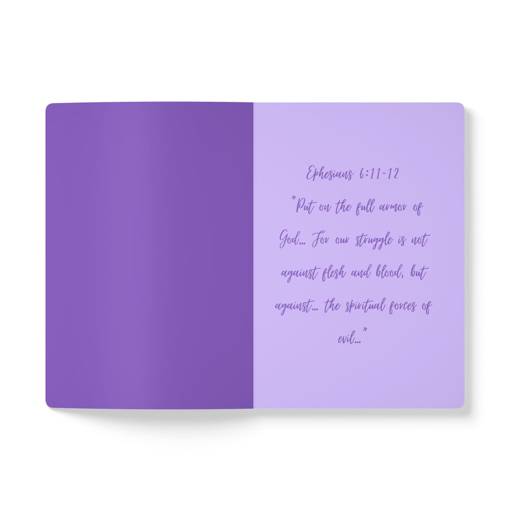 Worship and Warship Softcover Journal — Matthew 11:12 Scripture Prayer Notebook