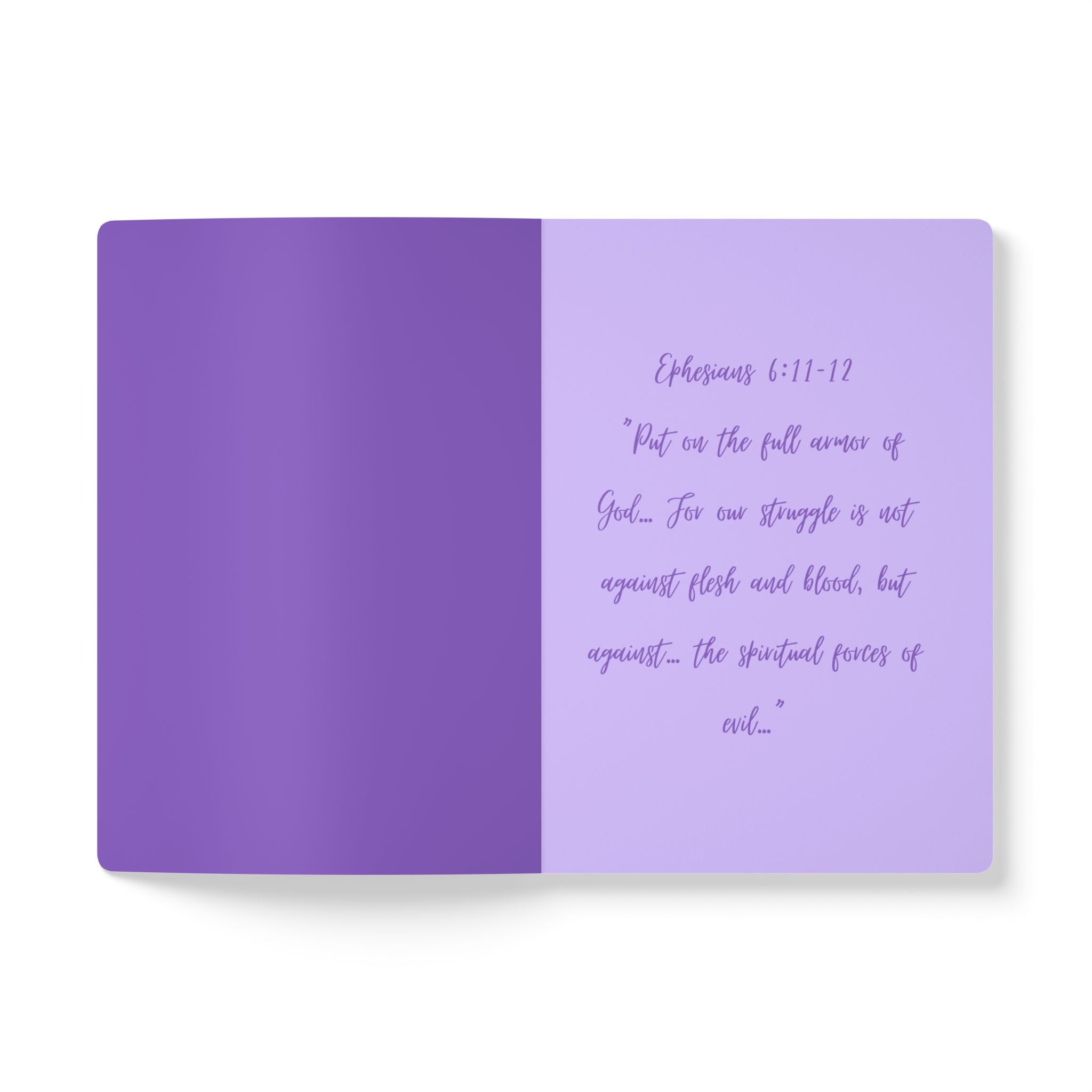 Worship and Warship Softcover Journal — Matthew 11:12 Scripture Prayer Notebook