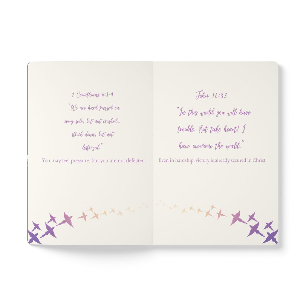 Softcover Journal — "In the Midst of It All" Christian Scripture Notebook (Zephaniah 3:17)