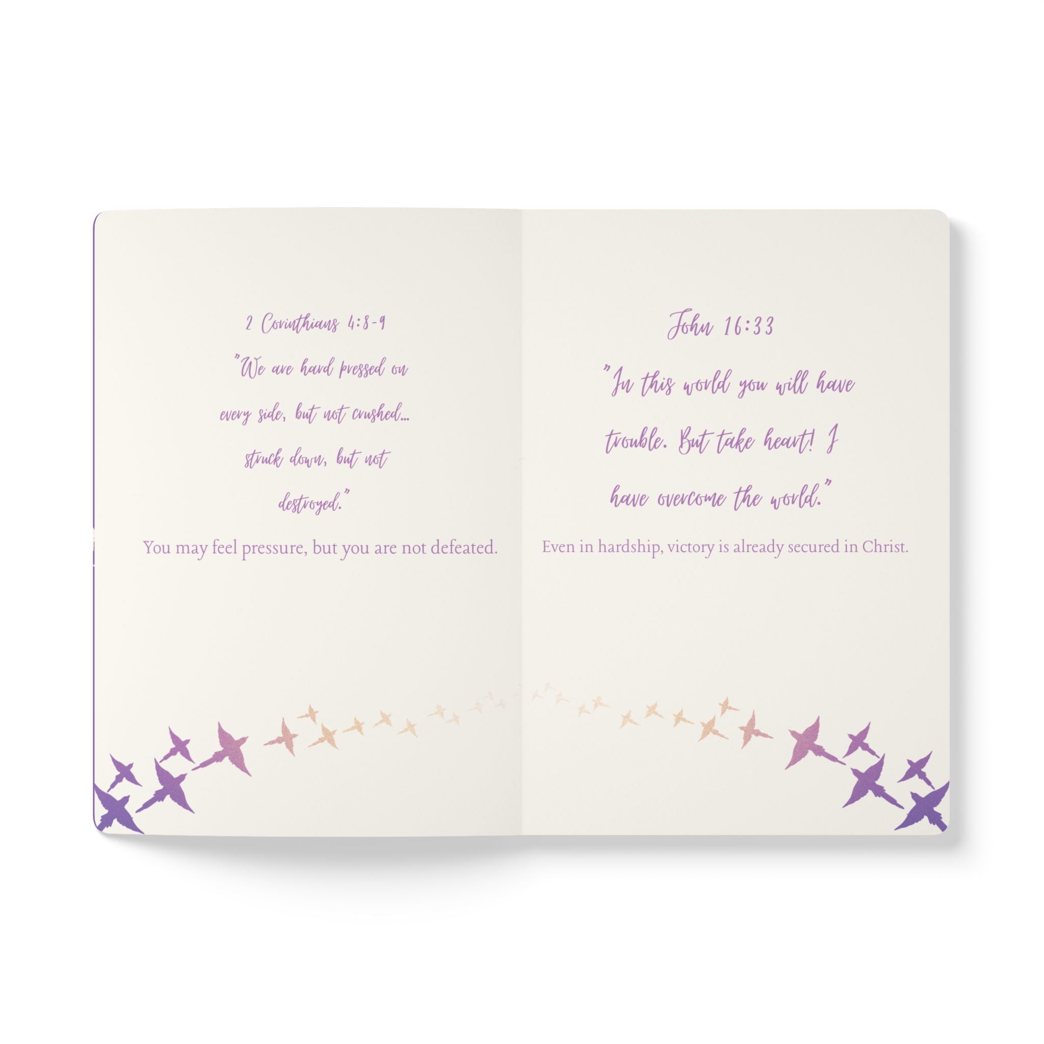 Softcover Journal — "In the Midst of It All" Christian Scripture Notebook (Zephaniah 3:17)