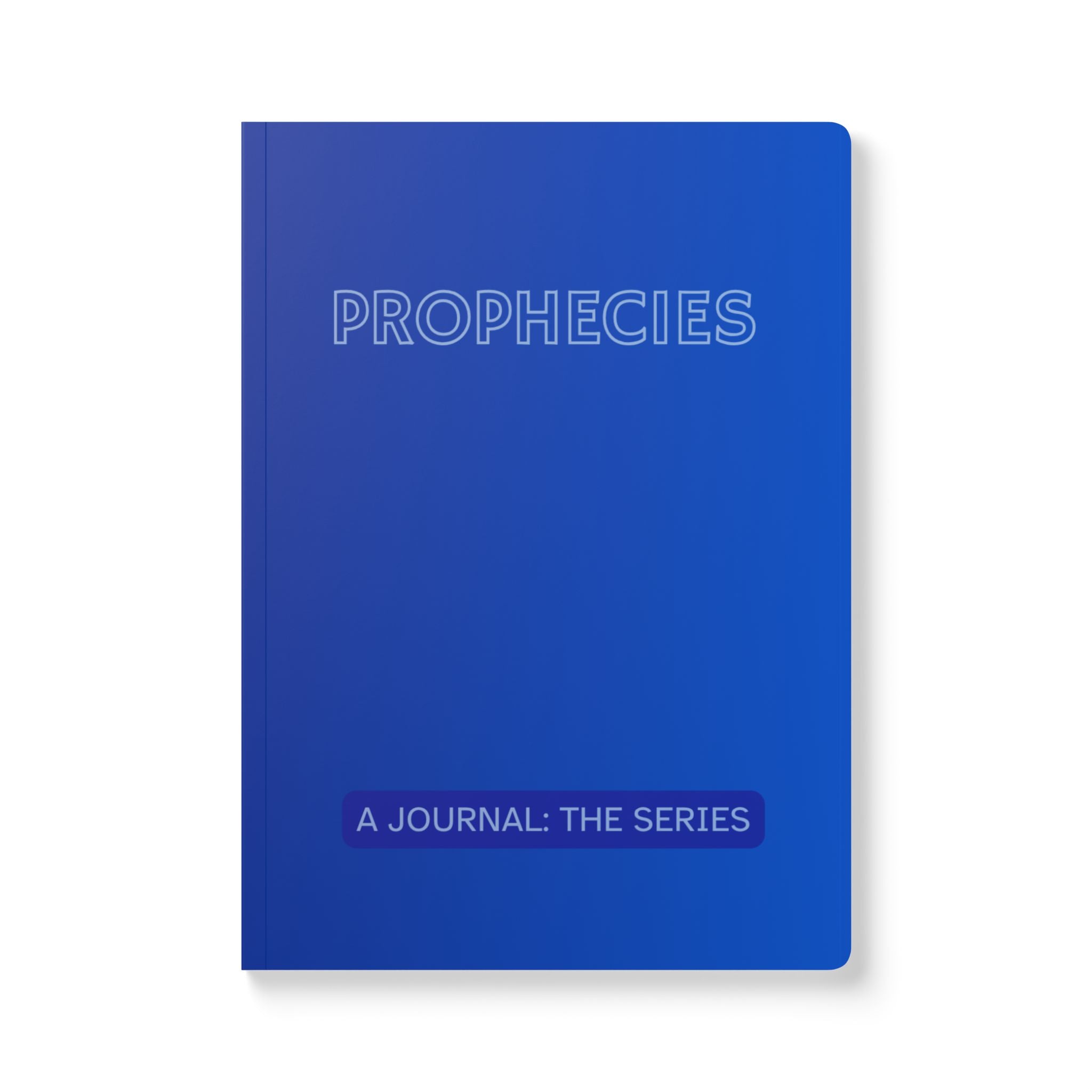 Prophecies Softcover Journal — A Journal: The Series (Blue Illustrated Cover)