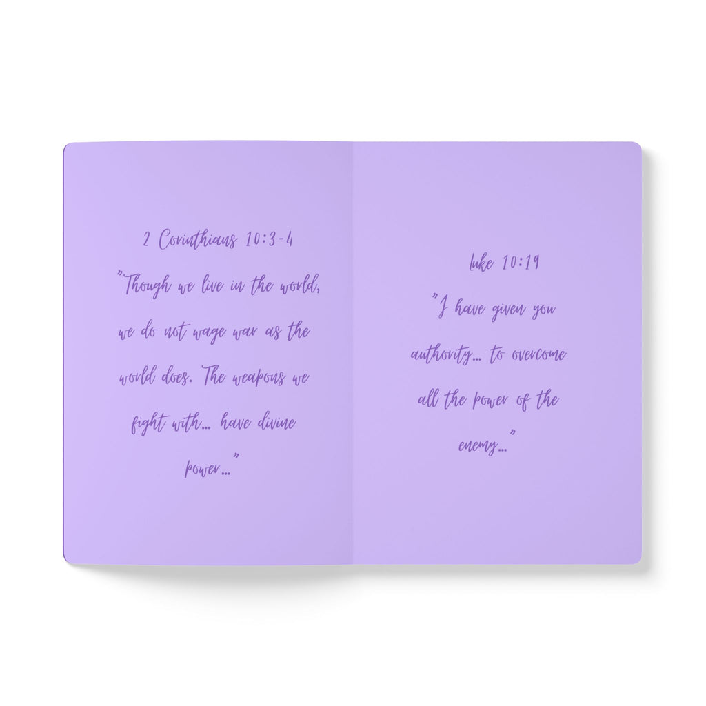 Worship and Warship Softcover Journal — Matthew 11:12 Scripture Prayer Notebook